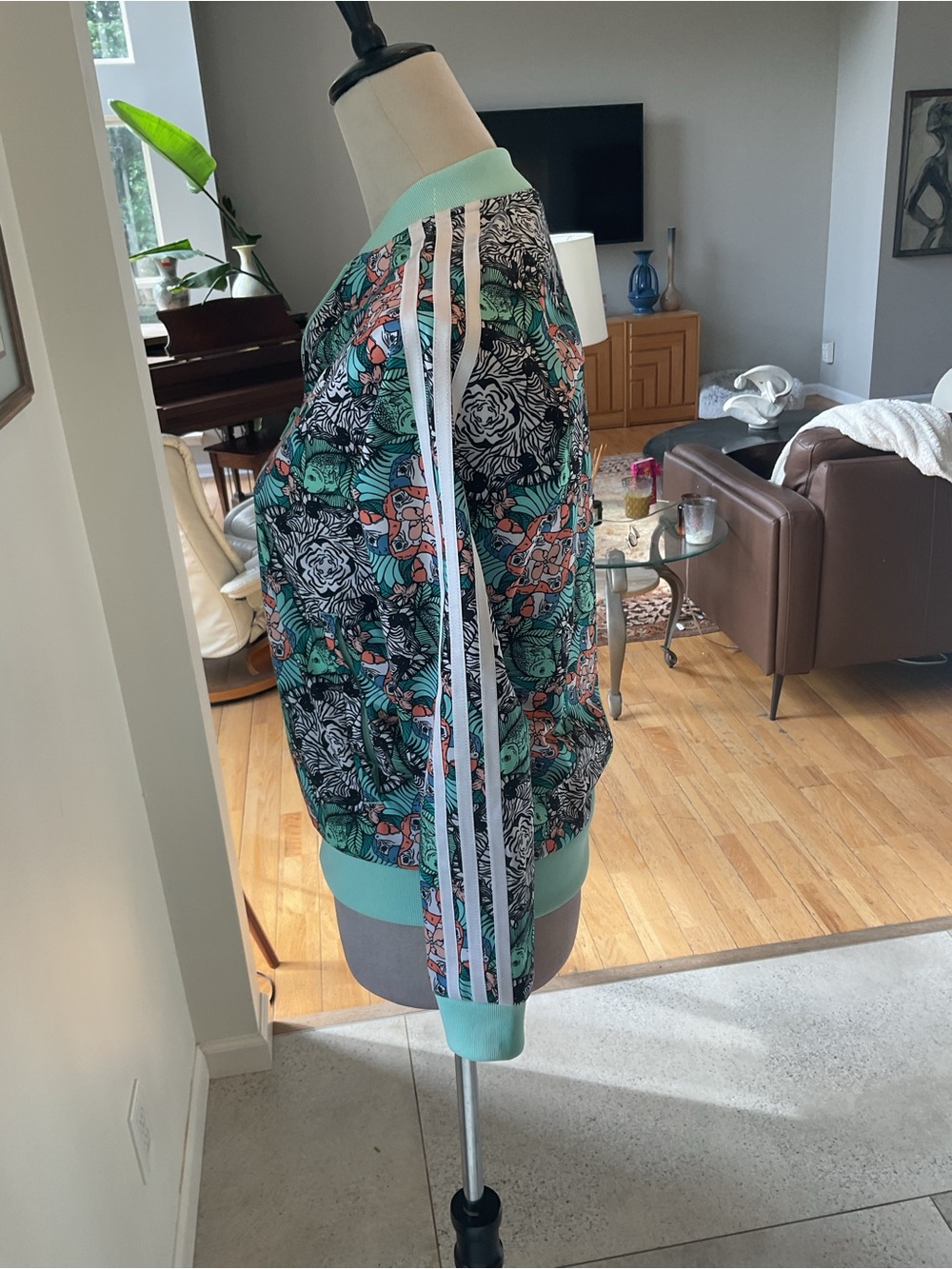 adidas Multi-Color Zoo-Print Track Jacket - Picture 4 of 7